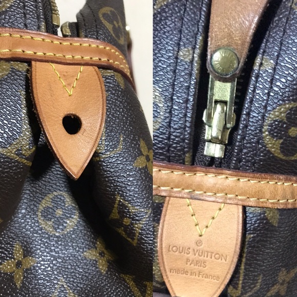 💎✨DISCONTINUED zipper closure  LOUIS VUITTON BAG montorgueil gm - Picture 8 of 16